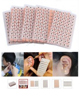 60 Pcs/lot Relaxation Ears Stickers Ear Vaccaria Seeds Ear Massage Auricular-paster Press Seeds